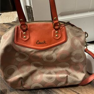 Coral Coach bag